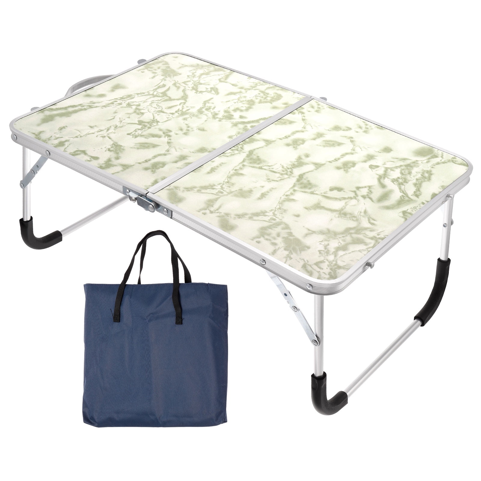 Uxcell Foldable Laptop Table Picnic Bed Tray Tables with Tote Bag for ...