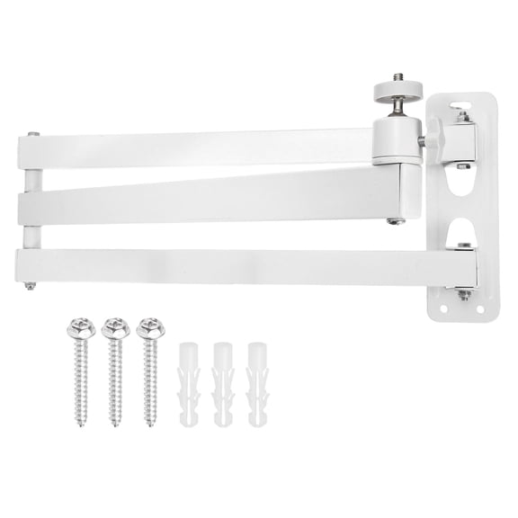 Uxcell Foldable Projector Wall Mount with 360 Rotating Gimbal for Indoor Home Theater Installation