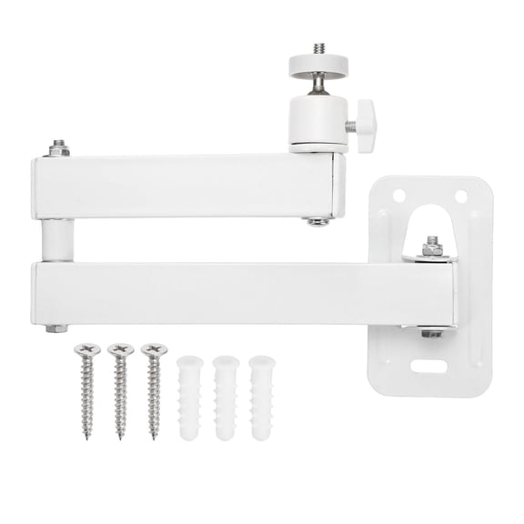 Uxcell Foldable Projector Wall Mount with 360 Rotating Gimbal for Indoor Home Theater Installation