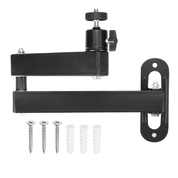 Uxcell Foldable Projector Wall Mount with 360 Rotating Gimbal for Indoor Home Theater Installation