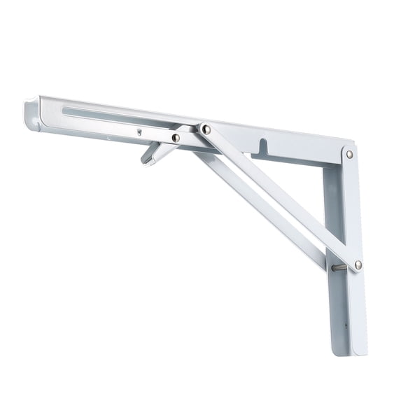Uxcell Folding Bracket 12 inch 300mm for Shelf Table Desk Wall Mounted Support 3pcs