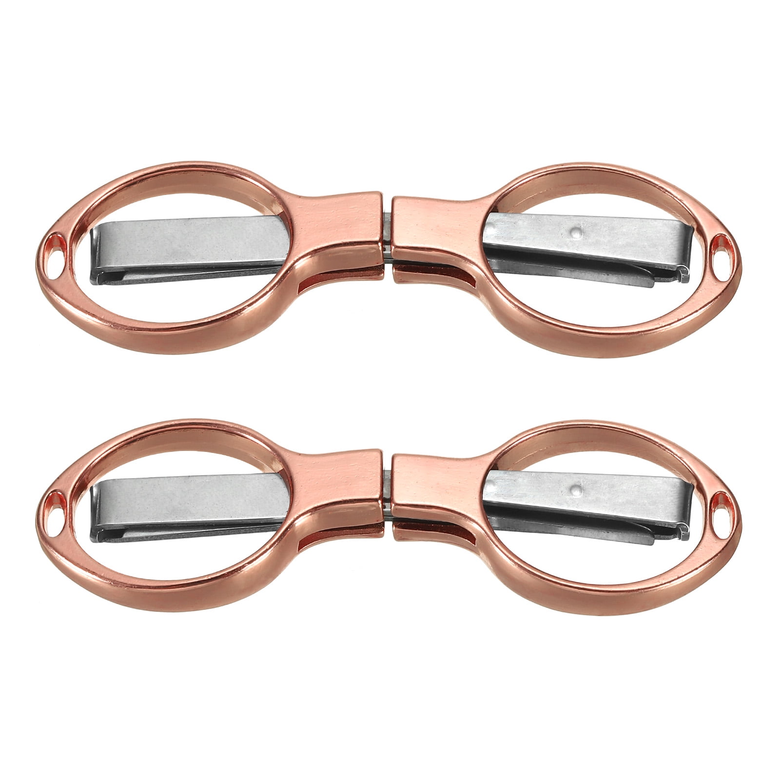 Uxcell Folding Scissors Portable Travel Mini Scissors Glasses-Shape ...