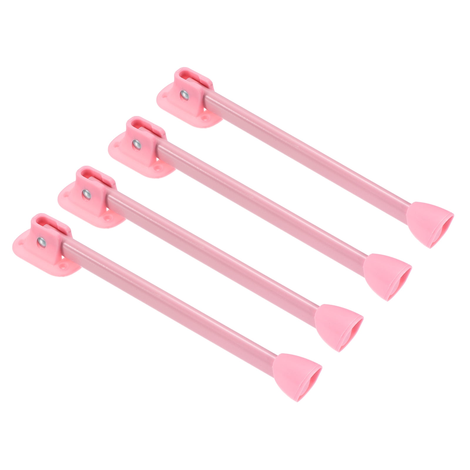 Uxcell Folding Table Legs 10.2" Length Bed Tables Leg Replacement, Pink