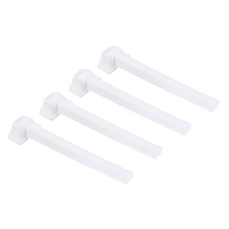 Uxcell Folding Table Legs 12.6" Length Coffee Table Leg Replacement, White 4 Pack