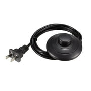 Uxcell Foot Pedal Push Switch Inline Lamp On-off Control With 5.91ft  Power Line Black