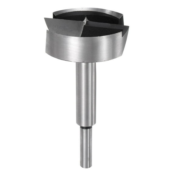 Uxcell Forstner Drill Bit 3-5/32"(80mm) Dia High-Speed Steel Forstner Bit for Wood Plywood Plastic Drilling Hole Tool