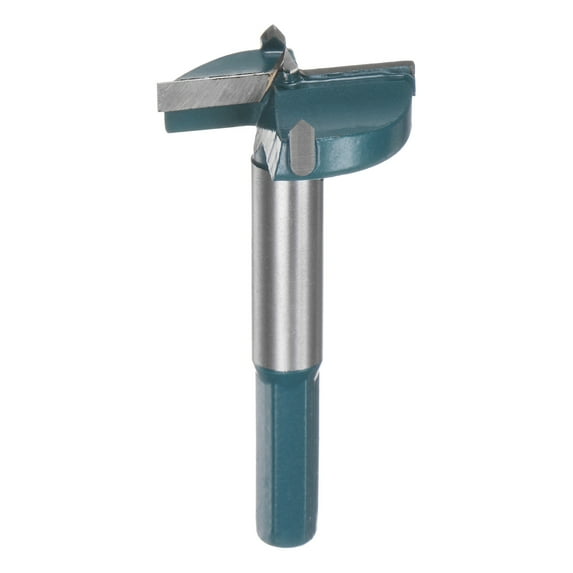 Uxcell Forstner Drill Bit 38mm (1-1/2") Carbide Wood Hinge Hole Opener Hex Shank