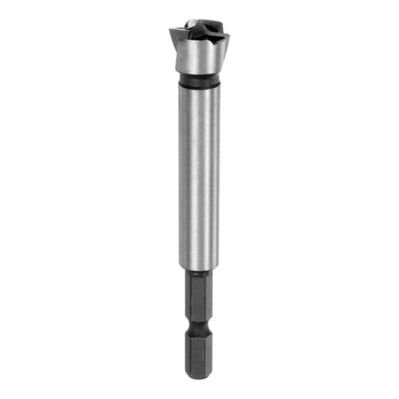 Uxcell Forstner Drill Bit for Woodworking, 3/5in (15mm) Carbide Tip Hex Shank Hinge Cutter for Wood Hole Drilling Opener