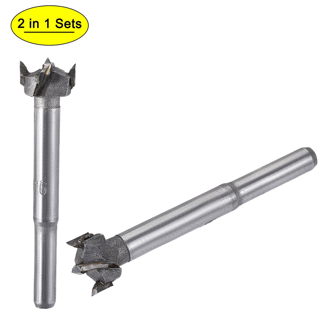 Uxcell Forstner Wood Boring Drill Bits Dia. Hole Saw Carbide Alloy ...