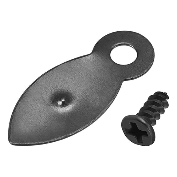Uxcell Frame Turn Button 7/8" Metal Flat w Screws for Hanging Pictures Black 50 Pcs