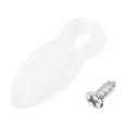 thumbnail image 1 of Uxcell Frame Turn Buttons Plastic with Screws for Hanging Pictures 0.63" x 0.24" x 0.059" Clear 50pcs, 1 of 3