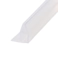 thumbnail image 1 of Uxcell Frameless Glass Shower Door Sweep Seal Strip Corner-Type w 3/8"(10mm) Drip Rail - 5/16"(8mm) x 78.74", 1 of 4