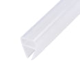 thumbnail image 1 of Uxcell Frameless Glass Shower Door Sweep Side Seal Strip U-Type with 5/16"(8mm) Drip Rail - 1/2"(12mm) x 118", 1 of 4