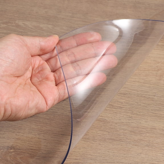 Uxcell Fridge Dust Cover (16''x 24'', Transparent) - Dustproof Refrigerator Top Covers Anti-Slip Washer Dryer Top Protector Mat for Freezer/Furniture/Home/Kitchen