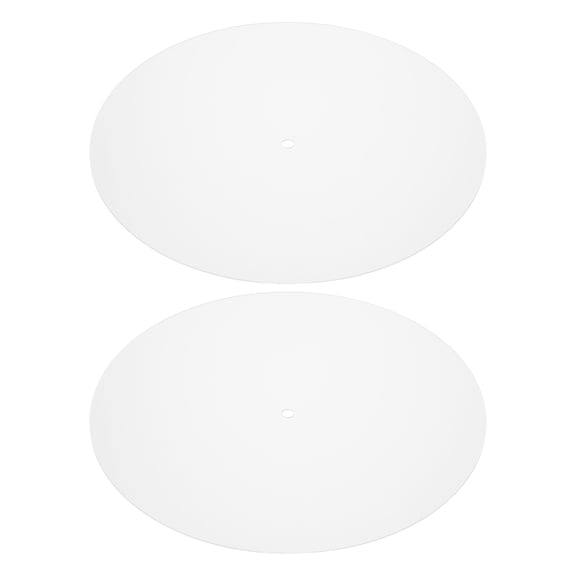 Uxcell Frosted White Lampshade Diffuser 14.4" Diameter with 3/8" Center Hole - 2Pcs 1.7mm Thick Acrylic Anti-Glare Lamp Cover, Round Lamp Shade Diffuser for Drum Lampshades Ceiling Light