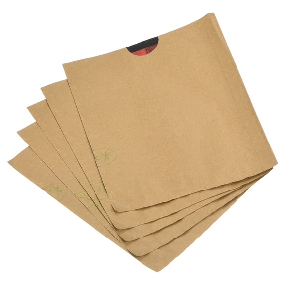 Uxcell Fruit Protection Bag 18x15cm Paper Rectangle Fruit Cover Bag Yellow/Red 100 Pack