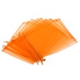 thumbnail image 1 of Uxcell Fruit Protection Bags 9x6" Nylon Fruit Netting Cover Bags with Drawstring for Garden Fruits Orange 100Pack, 1 of 6
