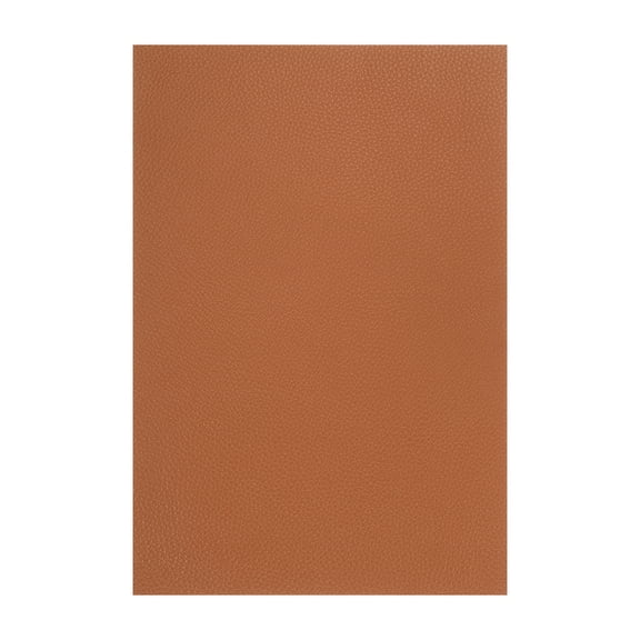Uxcell Full Grain Leather Sheet 11.8" x 7.8" Natural Cow Leather Pieces Leather Fabric for DIY Craft Furniture Office Belts Book Covers, Yellow-Brown
