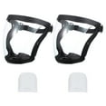 thumbnail image 1 of Uxcell Full Safety Face Shields, Anti Fogging Full Safety Face Protection Transparent Face Shield White, 1 of 7
