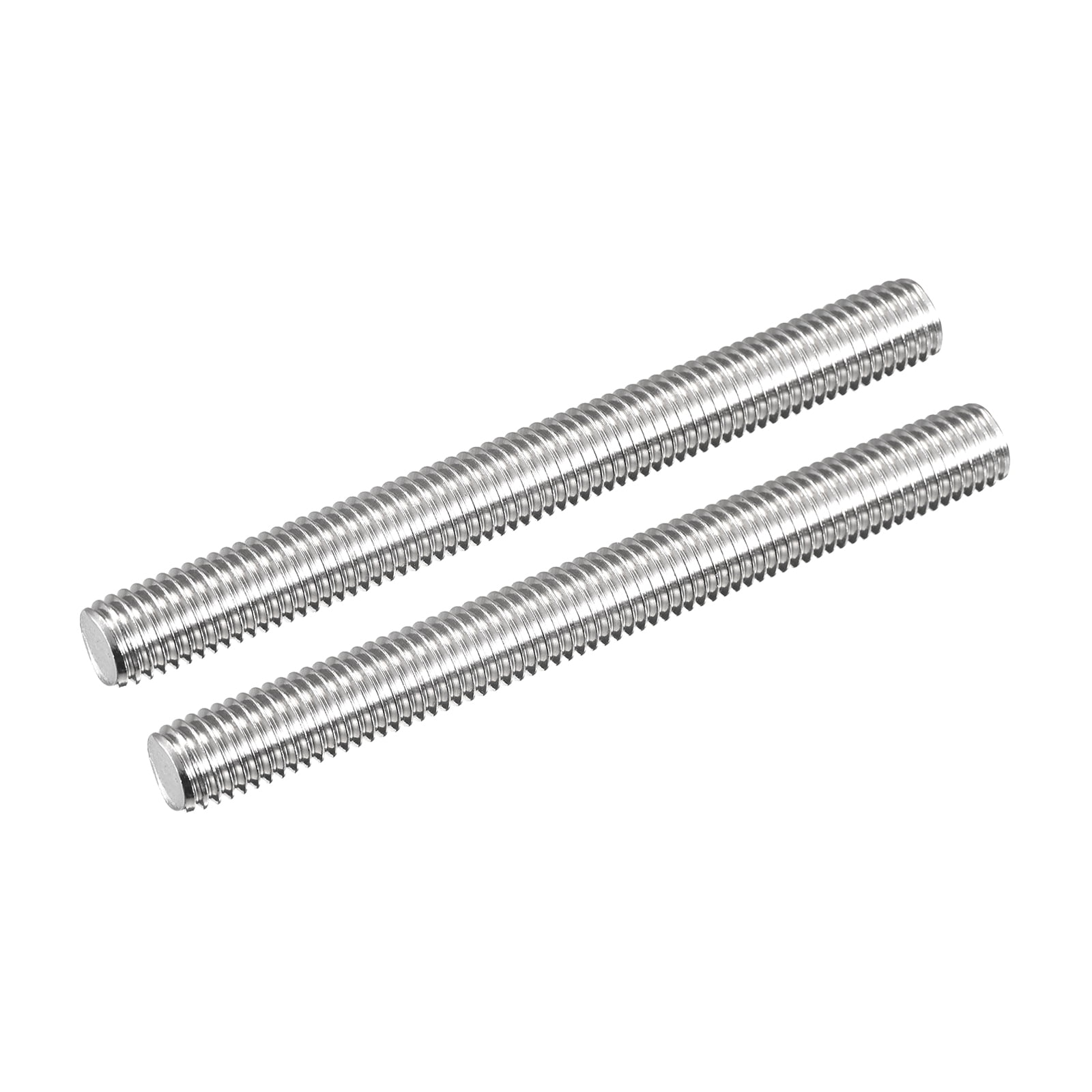 Uxcell Fully Threaded Rod M12 x 120mm 1.75mm Thread Pitch 304 Stainless