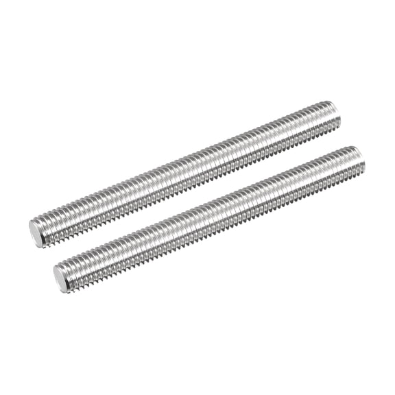 Uxcell Fully Threaded Rod M12 x 120mm 1.75mm Thread Pitch 304 Stainless Steel Right Hand Threaded Rods Bar Studs 2 Pack