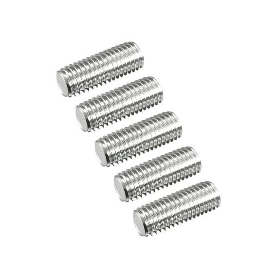 Uxcell Fully Threaded Rod M12 x 30mm 1.75mm Thread Pitch 304 Stainless Steel Right Hand Threaded Rods Bar Studs 5 Pack