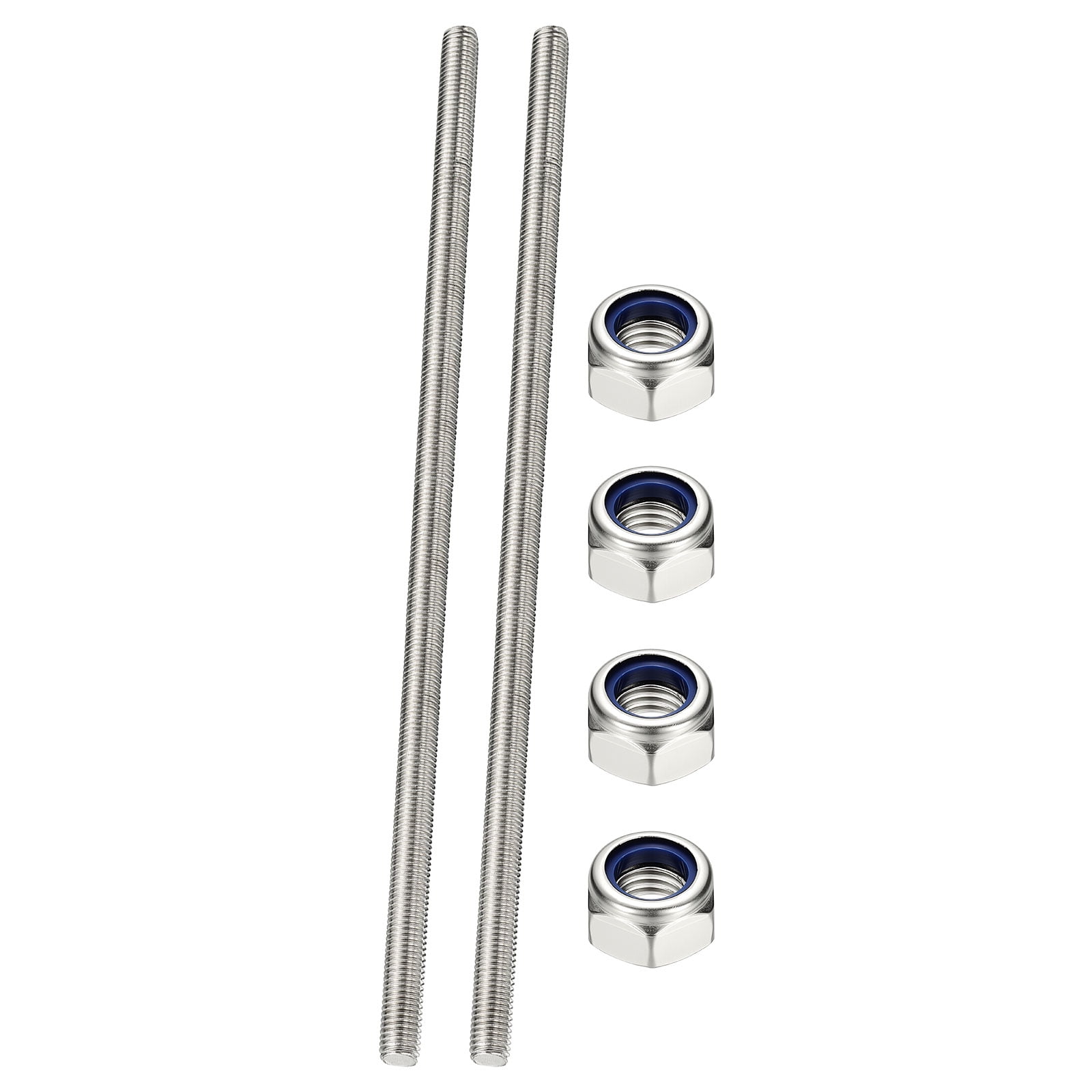 Uxcell Fully Threaded Rod, M12 x 350mm 304 Stainless Steel Right Hand ...