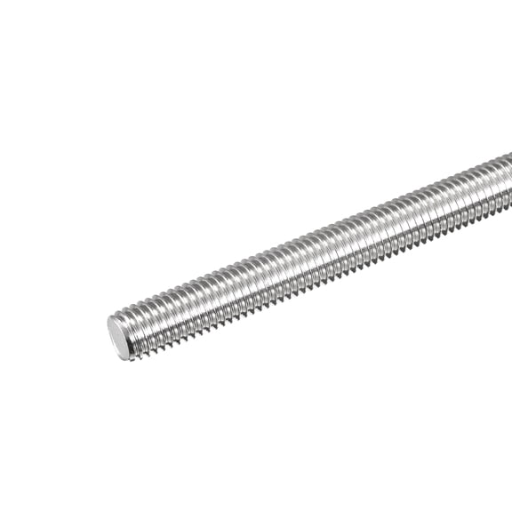 Uxcell Fully Threaded Rod M12 x 450mm 1.75mm Thread Pitch 304 Stainless Steel Right Hand Threaded Rods Bar Studs