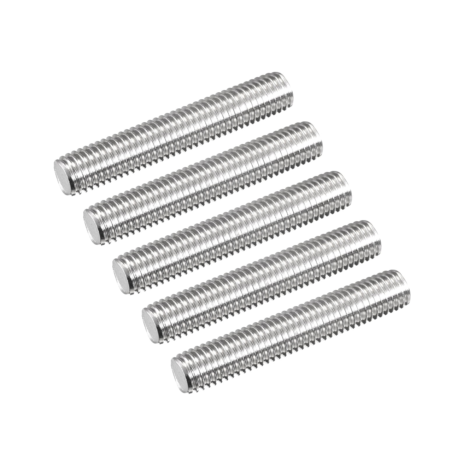 Uxcell Fully Threaded Rod M12 x 70mm 1.75mm Thread Pitch 304 Stainless ...