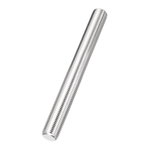 Uxcell Fully Threaded Rod, M14 x 1.5mm Pitch 304 Stainless Steel Right Hand Fine Threads Studs, 100mm/4" Long Threaded Screw Rods Fasteners for Anchors Bolts Hangers Clamps U Bolts