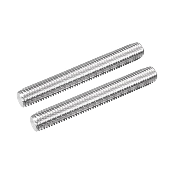 Uxcell Fully Threaded Rod M14 x 100mm 2mm Thread Pitch 304 Stainless Steel Right Hand Threaded Rods Bar Studs 2 Pack