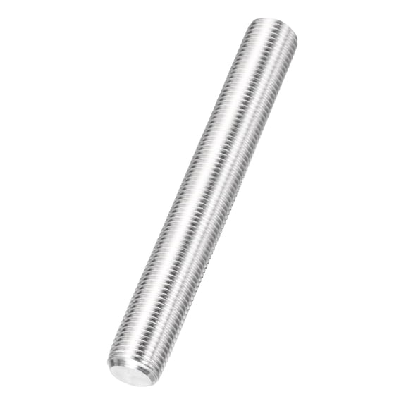 Uxcell Fully Threaded Rod, M16 x 1.5mm Pitch 304 Stainless Steel Right Hand Fine Threads Studs, 100mm/4" Long Threaded Screw Rods Fasteners for Anchors Bolts Hangers Clamps U Bolts