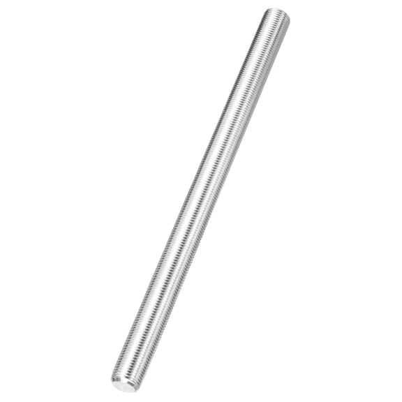 Uxcell Fully Threaded Rod, M16 x 1.5mm Pitch 304 Stainless Steel Right Hand Fine Threads Studs, 250mm/10" Long Threaded Screw Rods Fasteners for Anchors Bolts Hangers Clamps U Bolts
