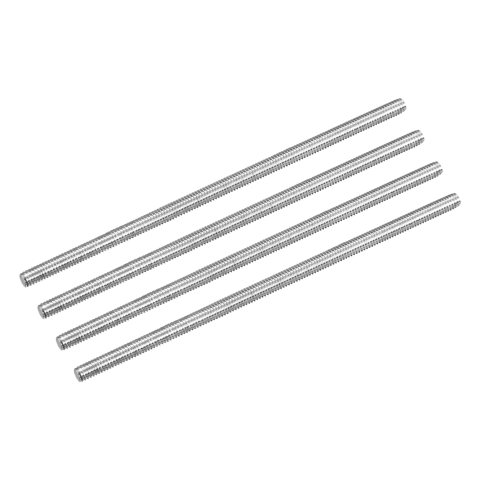 Uxcell Fully Threaded Rod M4 x 100mm 0.7mm Thread Pitch 304 Stainless ...