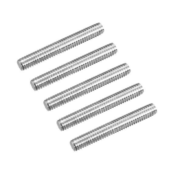Uxcell Fully Threaded Rod M4 x 25mm 0.7mm Thread Pitch 304 Stainless Steel Right Hand Threaded Rods Bar Studs 15 Pack