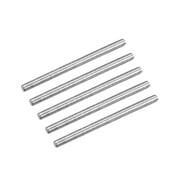 Uxcell Fully Threaded Rod M4 x 55mm 0.7mm Thread Pitch 304 Stainless Steel Right Hand Threaded Rods Bar Studs 5 Pack