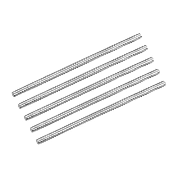 Uxcell Fully Threaded Rod M4 x 90mm 0.7mm Thread Pitch 304 Stainless ...