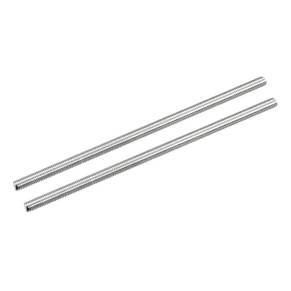 Uxcell Fully Threaded Rod M5 x 140mm 0.8mm Thread Pitch 304 Stainless Steel Right Hand Threaded Rods Bar Studs 2 Pack