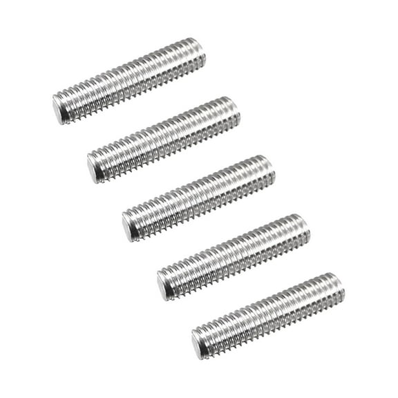 Uxcell Fully Threaded Rod M5 x 20mm 0.8mm Thread Pitch 304 Stainless Steel Right Hand Threaded Rods Bar Studs 15 Pack