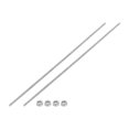 thumbnail image 1 of Uxcell Fully Threaded Rod M5 x 250 0.8mm Pitch 304 Stainless Steel With Screw Nuts 2Pcs, 1 of 6
