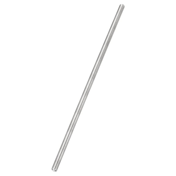 Uxcell Fully Threaded Rod, M6 x 0.75mm Pitch 304 Stainless Steel Right Hand Fine Threads Studs, 200mm/8" Long Threaded Screw Rods Fasteners for Anchors Bolts Hangers Clamps U Bolts