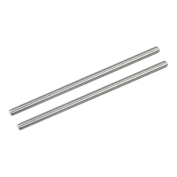 Uxcell Fully Threaded Rod M6 x 140mm 1mm Thread Pitch 304 Stainless Steel Right Hand Threaded Rods Bar Studs 2 Pack