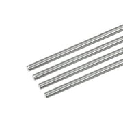 Uxcell Fully Threaded Rod M6 x 190mm 1mm Thread Pitch 304 Stainless Steel Right Hand Threaded Rods Bar Studs 8 Pack