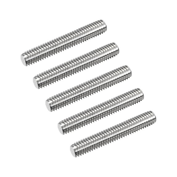 Uxcell Fully Threaded Rod M6 x 35mm 1mm Thread Pitch 304 Stainless Steel Right Hand Threaded Rods Bar Studs 15 Pack
