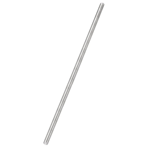 Uxcell Fully Threaded Rod, M8 x 0.75mm Pitch 304 Stainless Steel Right Hand Fine Threads Studs, 300mm/12" Long Threaded Screw Rods Fasteners for Anchors Bolts Hangers Clamps U Bolts