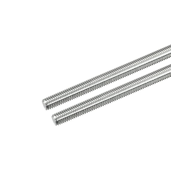 Uxcell Fully Threaded Rod M8 x 190mm 1.25mm Thread Pitch 304 Stainless Steel Right Hand Threaded Rods Bar Studs 2 Pack