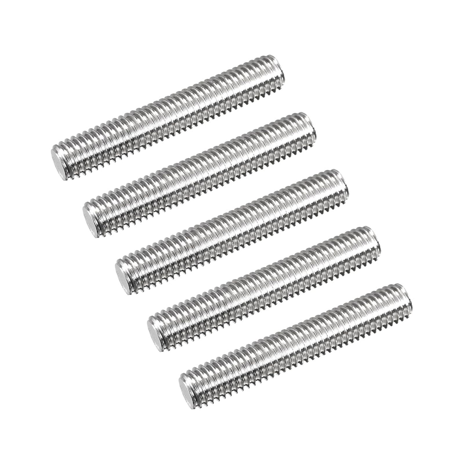 Uxcell Fully Threaded Rod M8 x 45mm 1.25mm Thread Pitch 304 Stainless