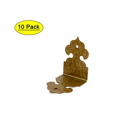 Uxcell Furniture Chest Gift Box 26mm x 17mm Corner Protector Guard 10pcs