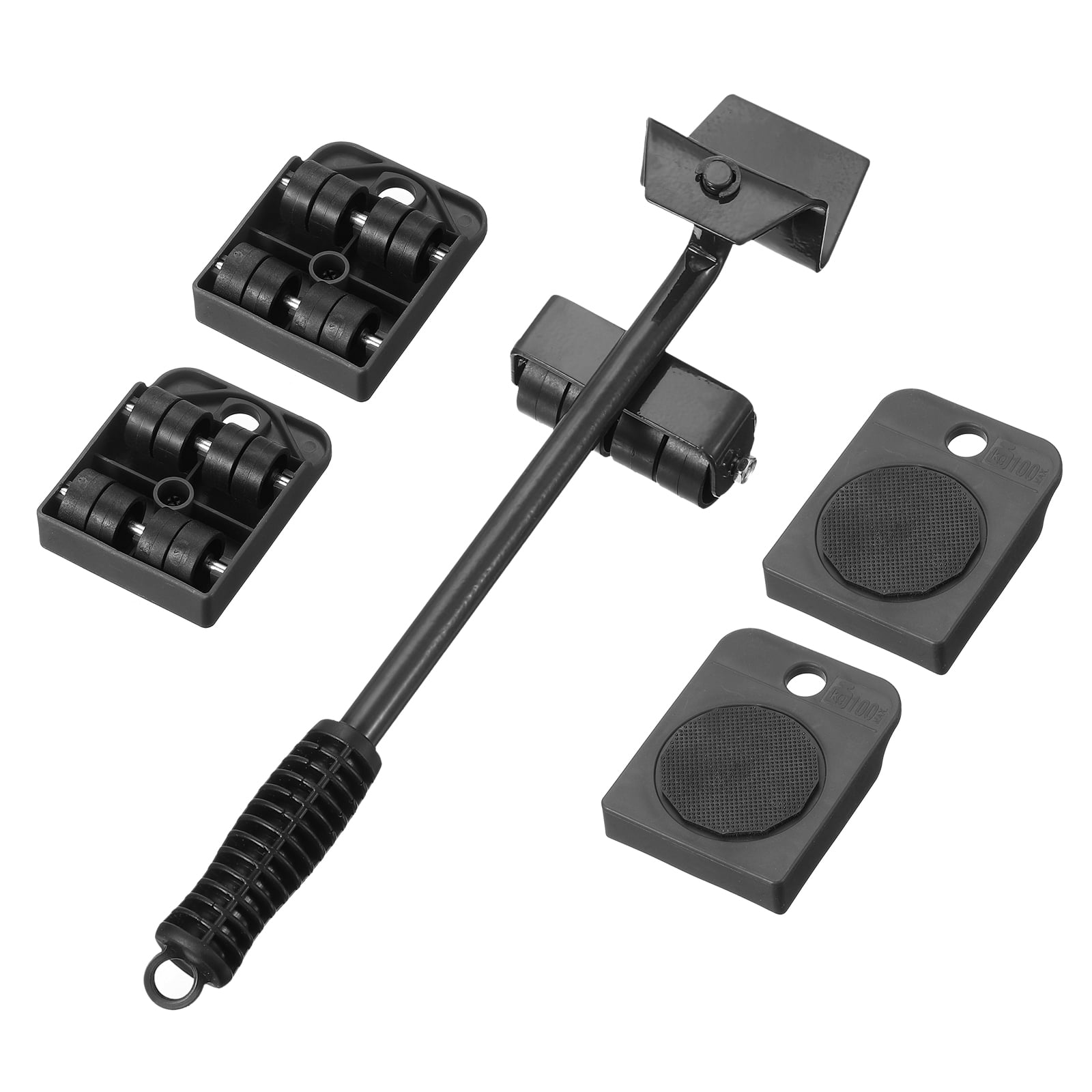 Uxcell Furniture Lift Mover Heavy Duty Furniture Mover Tool Set Movers Sliders with Adjustable Height Lifting Tool Lever Blue