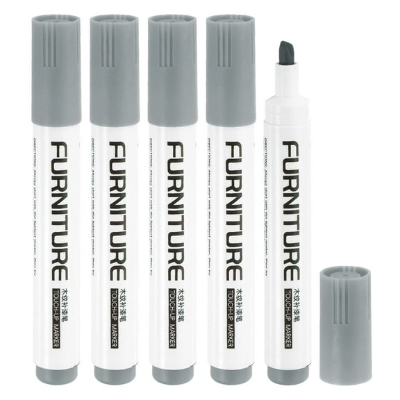 Uxcell Furniture Markers Touch Up, Furniture Repair Kit Wood Maker Gray